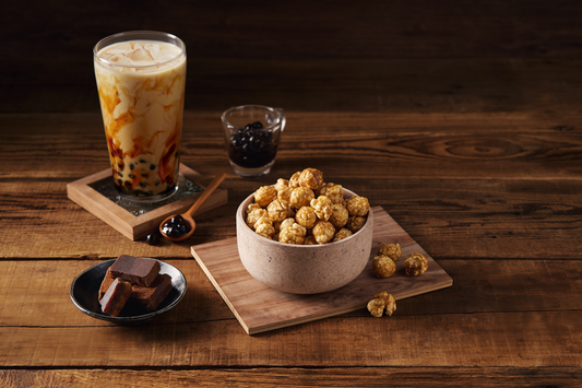 Brown Sugar Boba Milk Tea Popcorn – A Sip of Sweet Nostalgia in Every Crunch