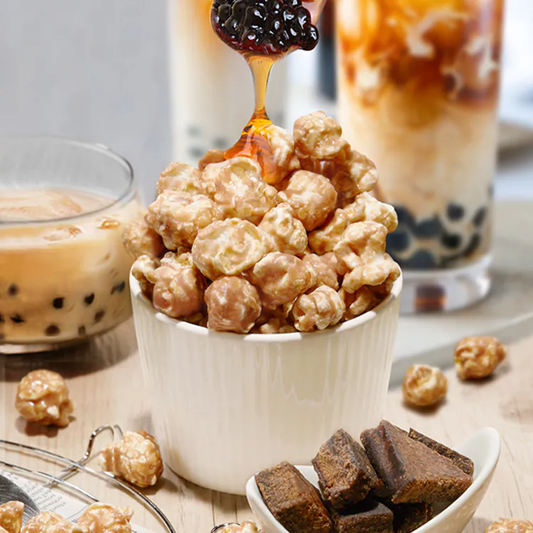 Brown Sugar Boba Milk Tea Popcorn – A Sip of Sweet Nostalgia in Every Crunch