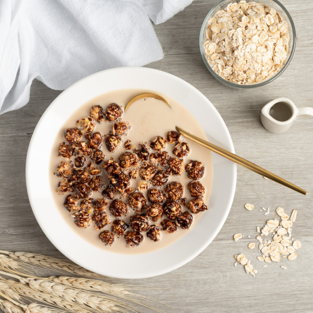 Oat Milk Chocolate Popcorn – Creamy, Dreamy, Dairy-Free Indulgence