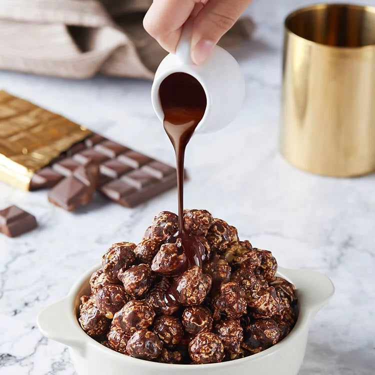 Oat Milk Chocolate Popcorn – Creamy, Dreamy, Dairy-Free Indulgence