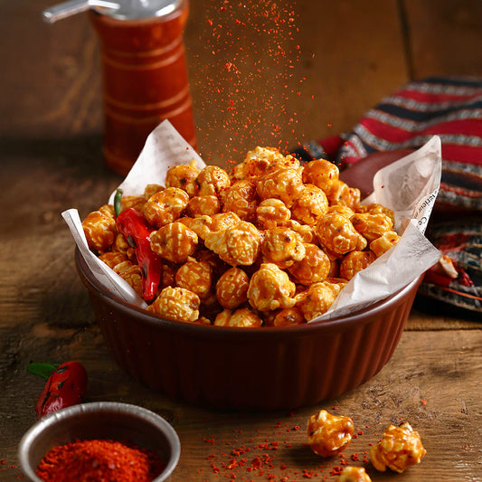 Chili & Spice Popcorn – Heat, Sweet, and Everything Nice