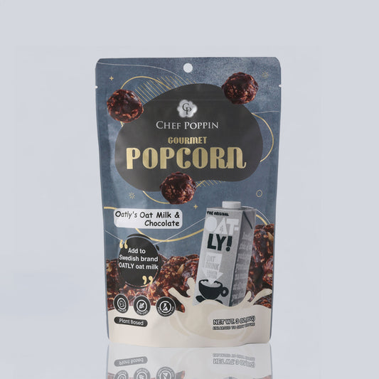 Oat Milk Chocolate Popcorn – Creamy, Dreamy, Dairy-Free Indulgence