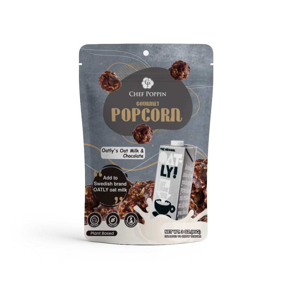 Oat Milk Chocolate Popcorn – Creamy, Dreamy, Dairy-Free Indulgence