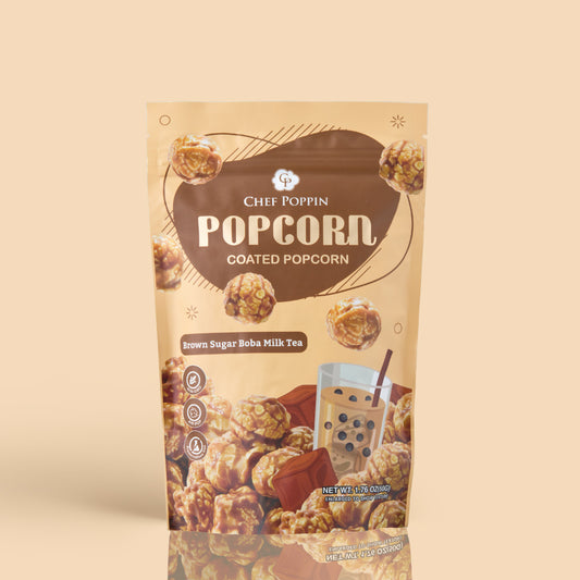Brown Sugar Boba Milk Tea Popcorn – A Sip of Sweet Nostalgia in Every Crunch