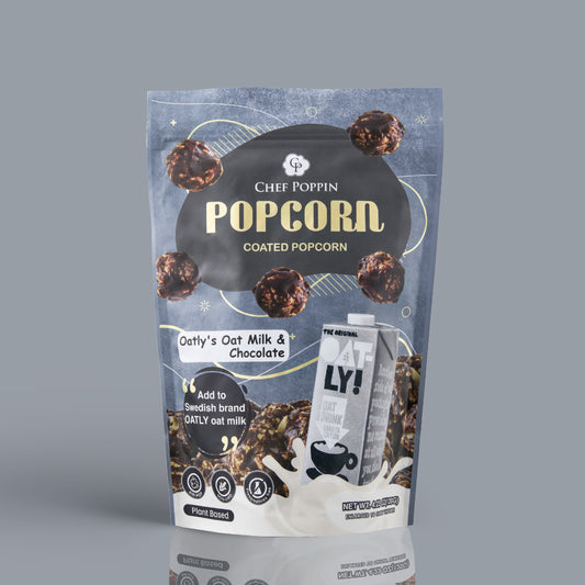 Oat Milk Chocolate Popcorn – Creamy, Dreamy, Dairy-Free Indulgence