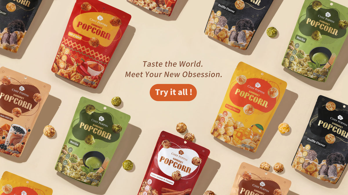 CHEF POPPIN｜Popcorn Brands from Taiwan – Chef Poppin