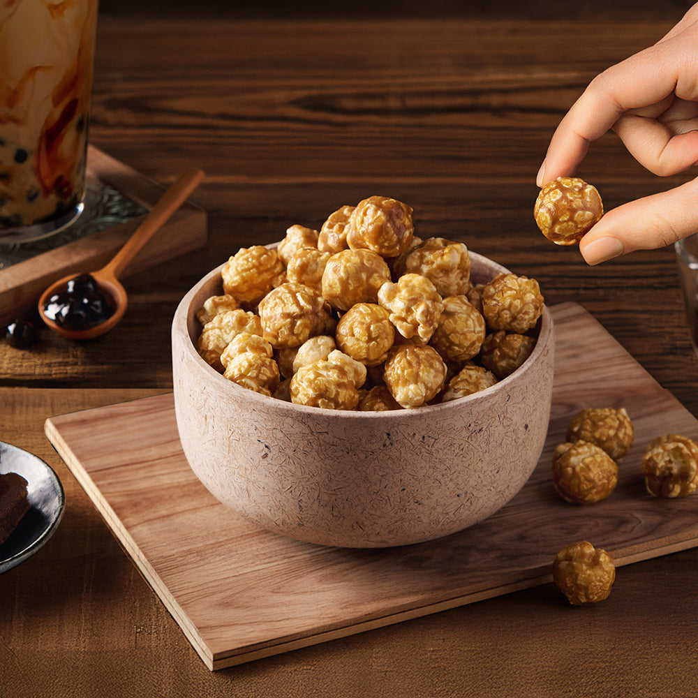Brown Sugar Boba Milk Tea Popcorn – A Sip of Sweet Nostalgia in Every Crunch