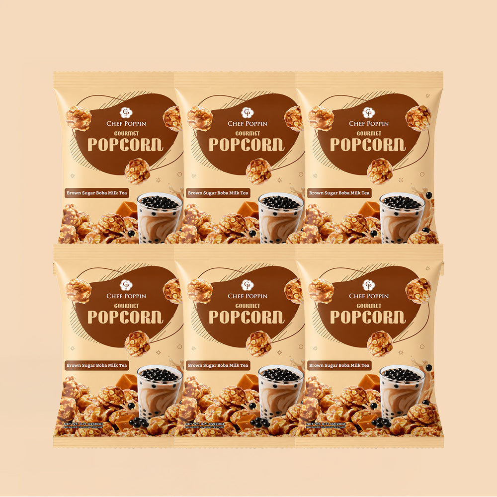Brown Sugar Boba Milk Tea Popcorn – A Sip of Sweet Nostalgia in Every Crunch