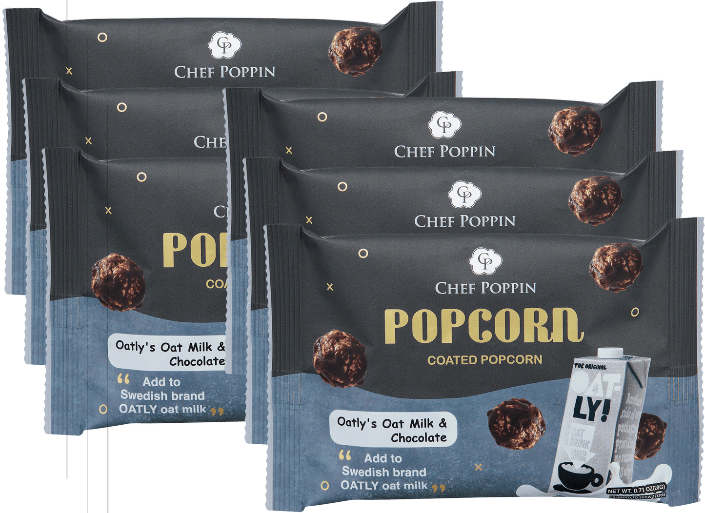 Oatly's Oatmilk & Chocolate Popcorn