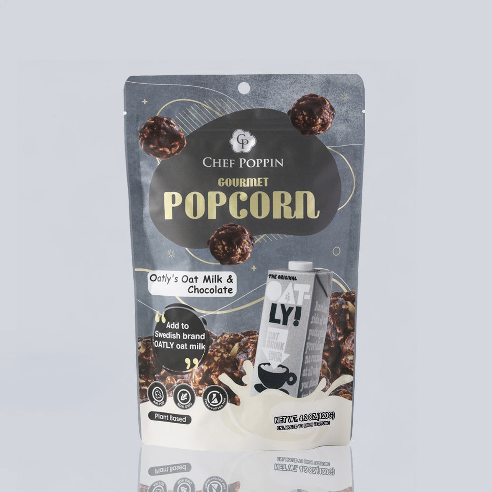 Oat Milk Chocolate Popcorn – Creamy, Dreamy, Dairy-Free Indulgence