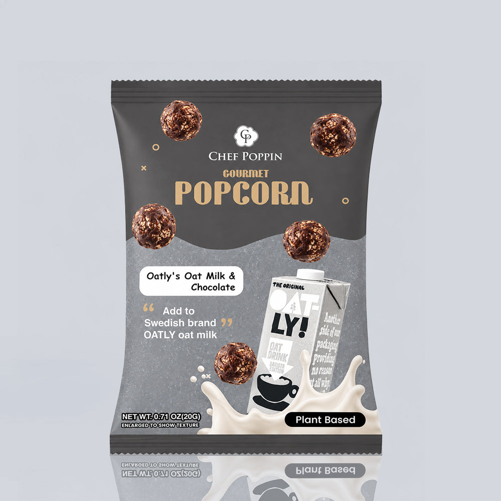 Oat Milk Chocolate Popcorn – Creamy, Dreamy, Dairy-Free Indulgence