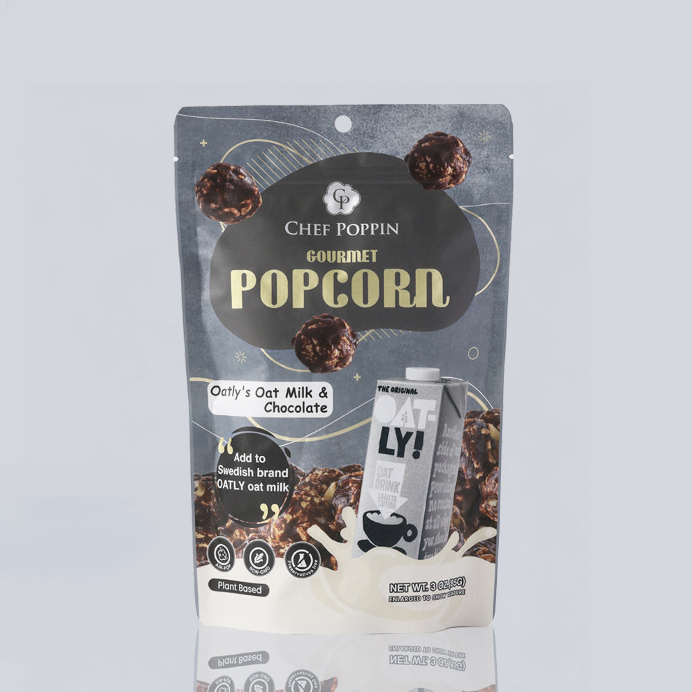 Oat Milk Chocolate Popcorn – Creamy, Dreamy, Dairy-Free Indulgence
