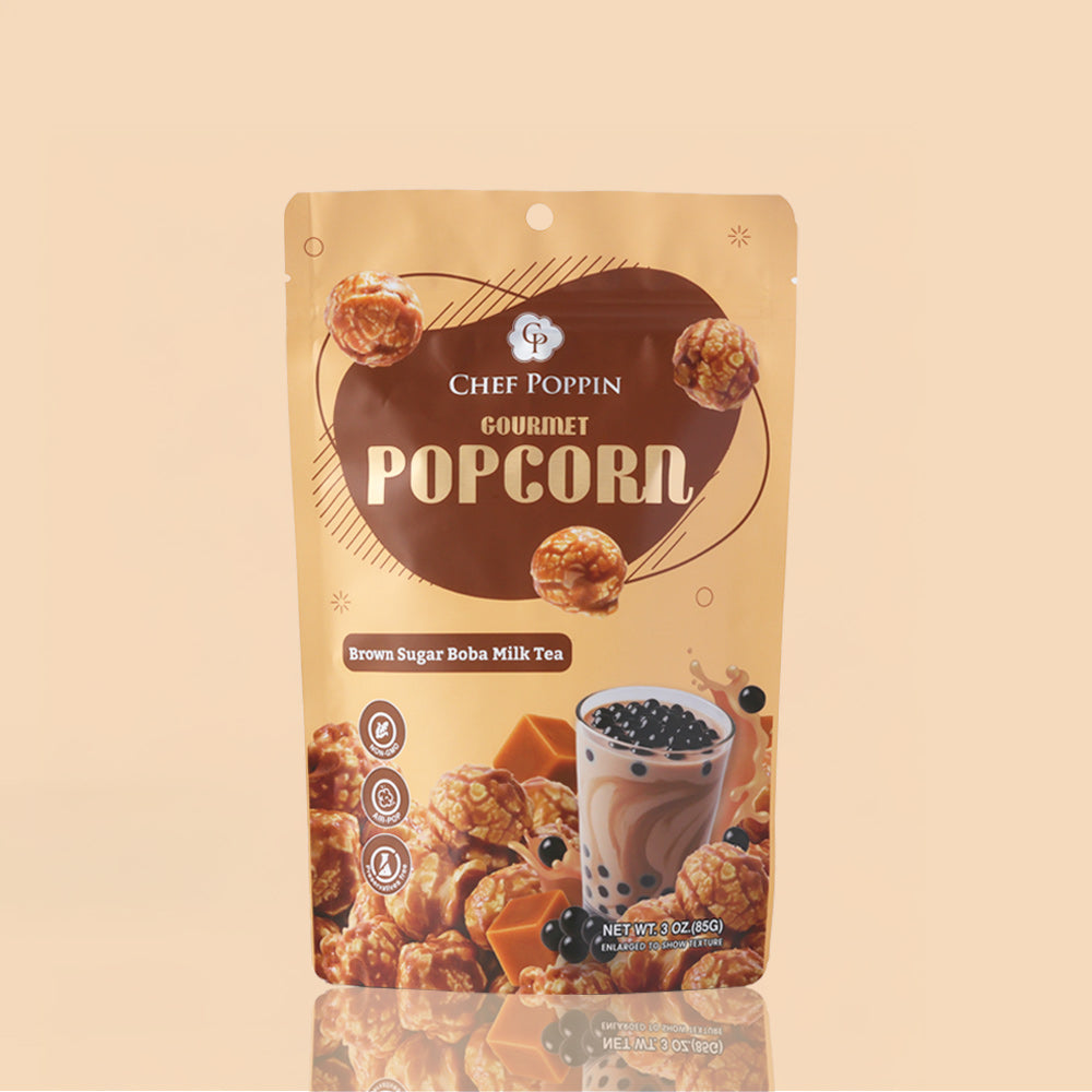 Brown Sugar Boba Milk Tea Popcorn – A Sip of Sweet Nostalgia in Every Crunch