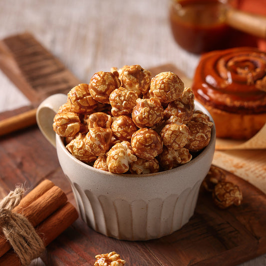 Toasted Caramel & Cinnamon Popcorn – A Sip of Sweet Nostalgia in Every Crunch