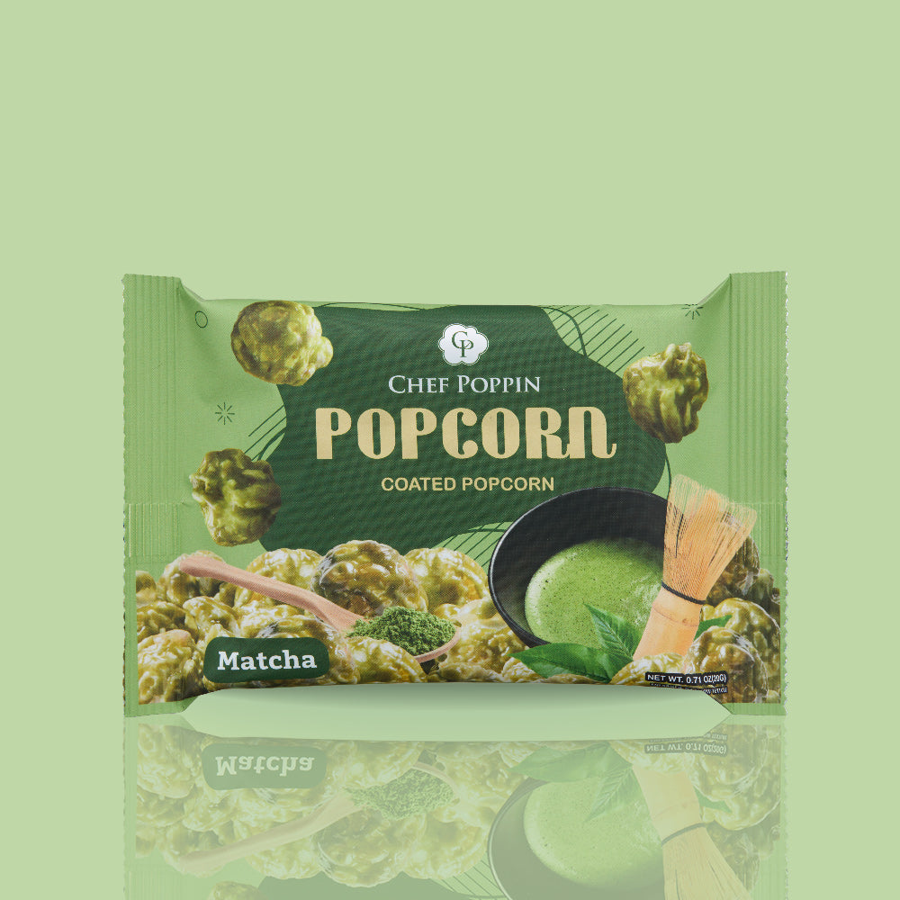 Matcha Popcorn – Chef Poppin